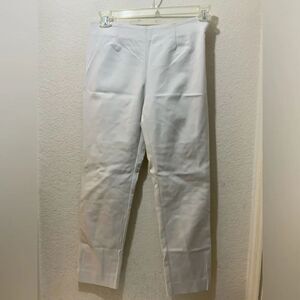 Eric White Capris Pants size 4 white P1